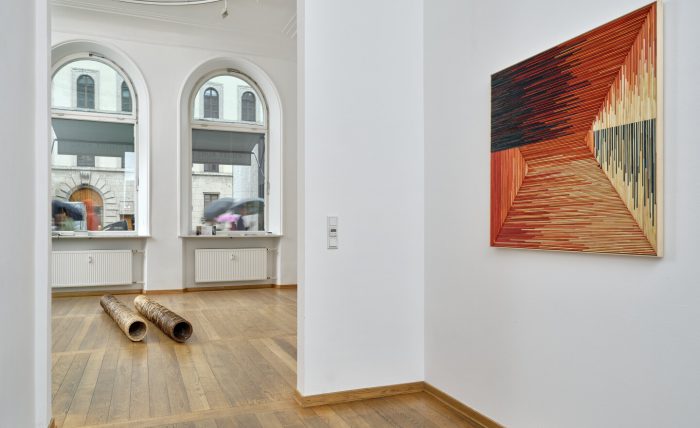Ausstellungsansicht Olaf Holzapfel in der Galerie Knust + Kunz 2025