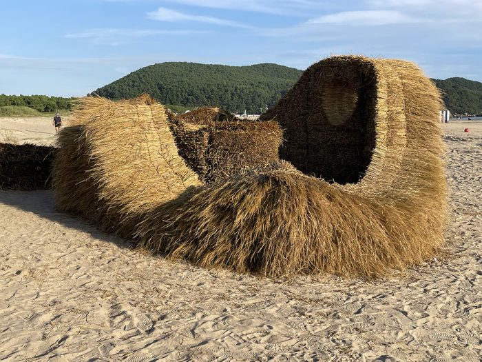 Olaf Holzapfel: In the middle of the dunes, the path is blurred, but there is a beautiful view of what we can be, Sea Art Festival 2025, Busan, Korea