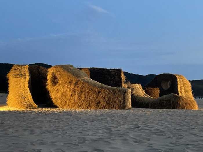 Olaf Holzapfel: In the middle of the dunes, the path is blurred, but there is a beautiful view of what we can be, Sea Art Festival 2025, Busan, Korea