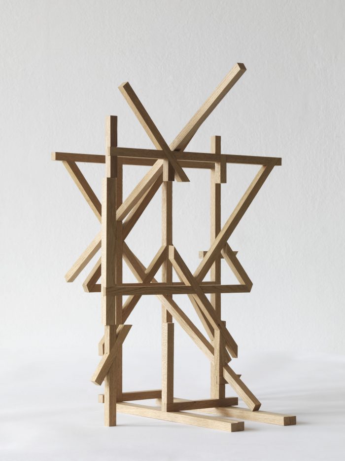 Sterngerüst, 2013, oak wood, 60 x 52 x 50 cm
