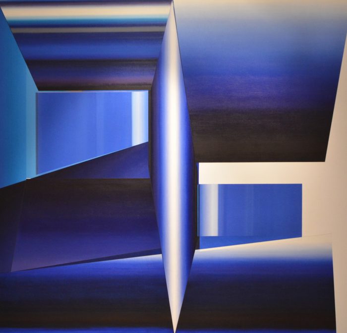 Dir Blaue Zuneigung, 2004, Öl auf Leinwand, 200 x 210 cm