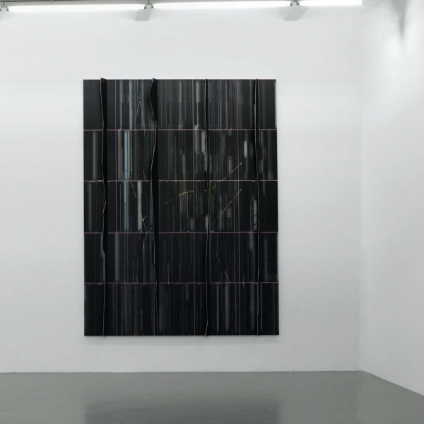 Ausstellungsansicht Olaf Holzapfel "Neue Sprachen, zweites Leben" in der Gebr. Lehmann Galerie, 2007